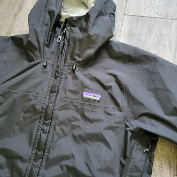 Patagonia Jacket Womens Small H2No Waterproof Hooded Rain Coat Outdoor Hiking - Picture 2 of 11